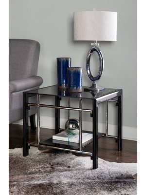 Set Of 2 Saroyan End Tables Black - Powell Company