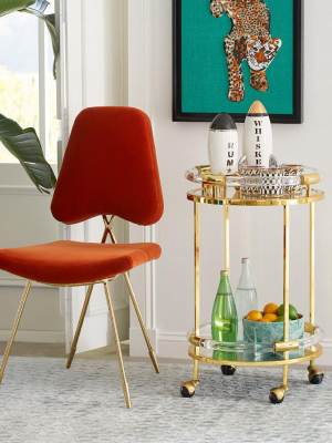 Jacques Round Bar Cart