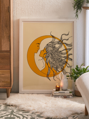 Nadja Sun And Moon Art Print