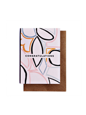 Card - Congratulations Abstract