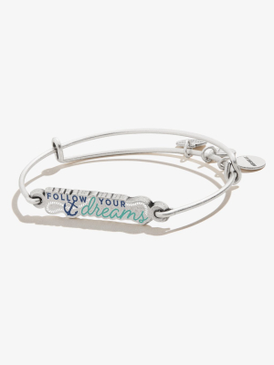 'follow Your Dreams' Inline Charm Bangle