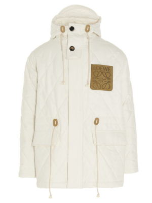 Loewe Quilted Hooded Parka