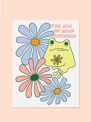 Birthday Frog Card