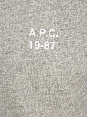 A.p.c. Logo Print Crewneck Sweatshirt