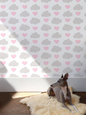 Loveclouds Wallpaper In Illusion Design By Aimee Wilder