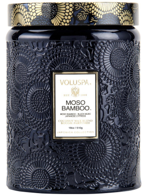 Moso Bamboo Large Jar Candle