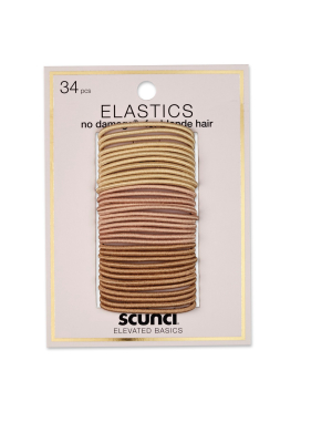 Scunci No Damage Elastics - 2mm/34ct