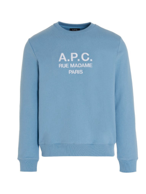 A.p.c. Rufus Logo Embroidered Sweatshirt