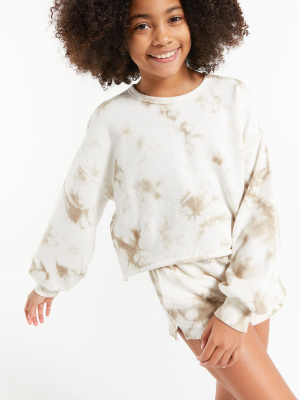 Girls Mayori Tie-dye Pullover