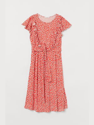 Mama Ruffle-trimmed Dress