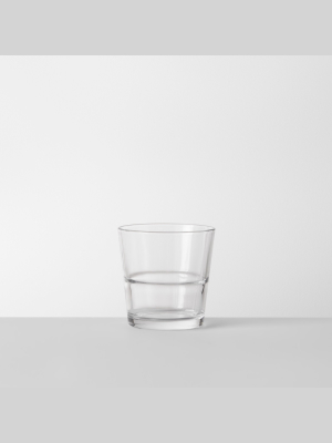 12.9oz Glass Stackable Short Tumbler - Made By Design™