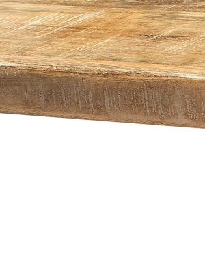 Jamie Young Farmhouse Console Table In Natural Wood