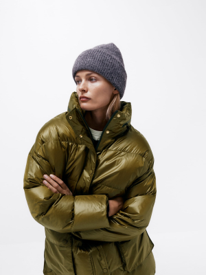 Patch Pocket Puffer Coat