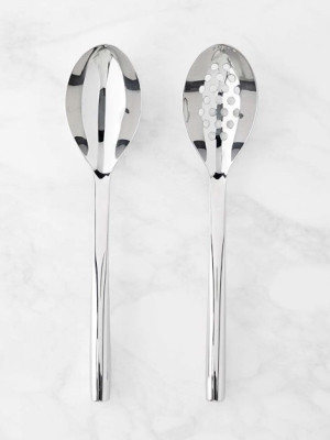 Williams Sonoma Signature Stainless Steel Spoons, Set Of 2