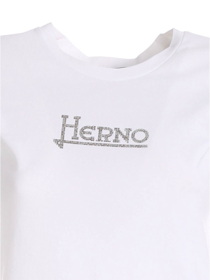 Herno Embellished Logo T-shirt