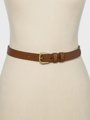 Women's Double Loop With Rivet - Universal Thread™ Brown