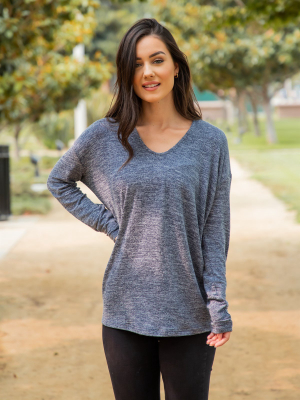 Lightweight Aliah Sweater - Navy