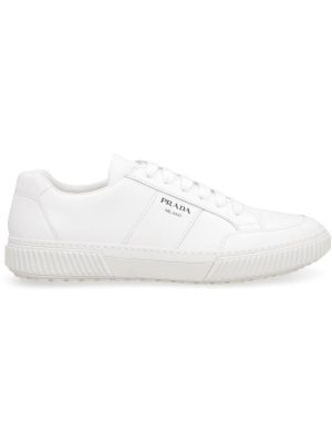 Prada Logo Embossed Low-top Sneakers