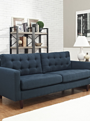 Era Upholstered Sofa Azure