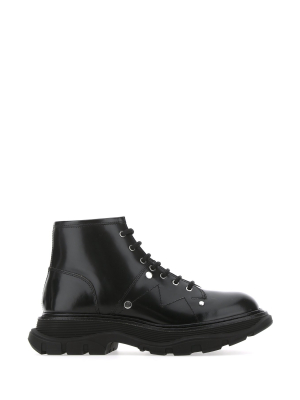 Alexander Mcqueen Tread Lace-up Boots