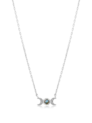 Liberty Labradorite Necklace - Silver