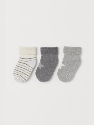 3-pack Terry Socks