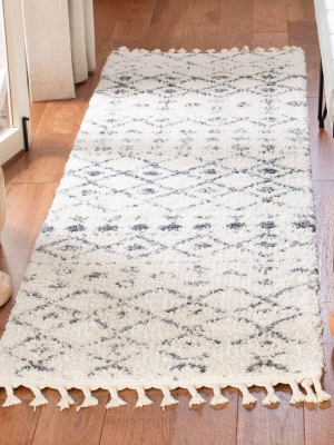 Samatha Rug Cream/dark Gray - Safavieh