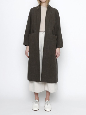 Signature Open Fall Coat - Olive