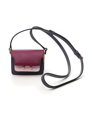 Marni Colour-block Mini Trunk Shoulder Bag