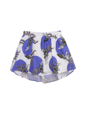 Kenzo Kids Graphic Print Skirt