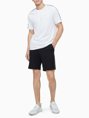 Logo Piping Drawstring Pull-on Shorts