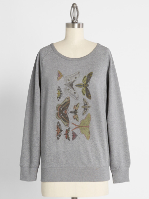 A Great Monarch-y Raglan Sweatshirt