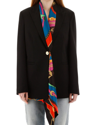 Versace Layered Tailored Blazer