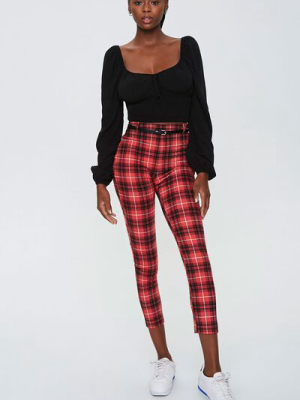 Plaid Harper Ankle Pants