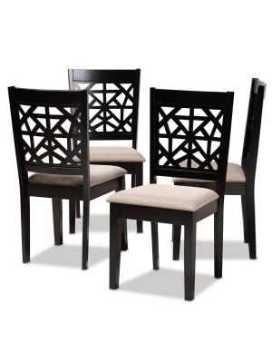 Set Of 4 Jackson Dining Chair - Baxton Studio