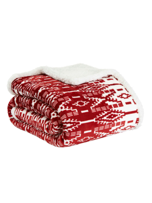 Red Clay San Juan Sherpa Throw (50 X 60") - Eddie Bauer