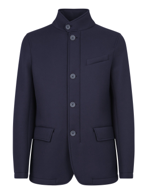 Herno High-neck Buttoned Coat