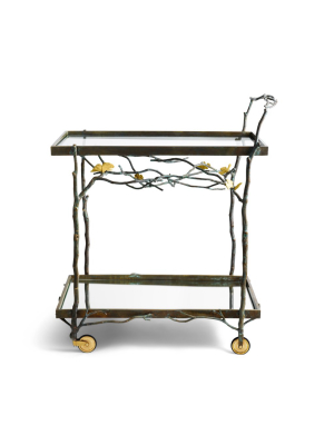 Butterfly Ginkgo Bar Cart