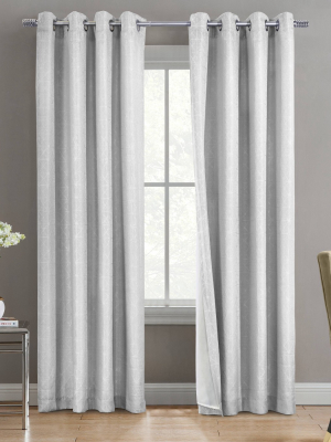 Springfield Energy Saving Room Darkening Lined Window Curtain Panel - Thermalogic