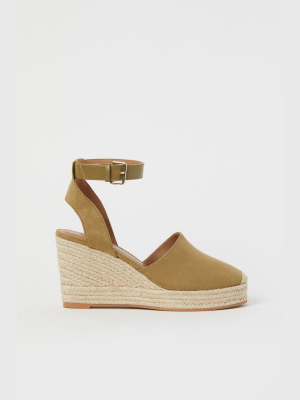 Wedge-heeled Sandals