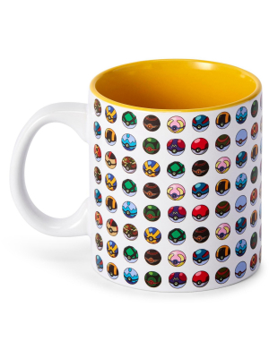 Just Funky Pokemon Multi Pokeball Coffee Mug - 20-ounces