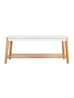 Remus Coffee Table Oak And White - Universal Expert