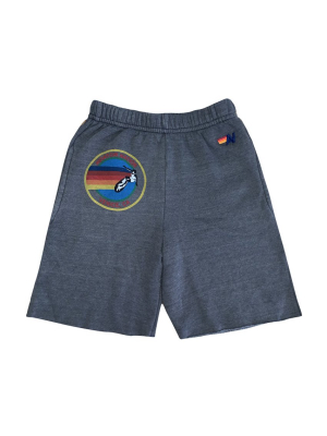 Aviator Nation Kids Sweatshorts - Vintage Charcoal