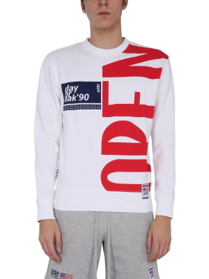 Autry Logo Print Crewneck Sweatshirt