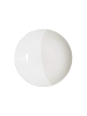 Dip Creamware Coupe Dinner Plate