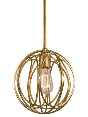 Ofelia Chandelier Various Sizes In Gold Leaf