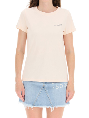 A.p.c. Item Logo Print T-shirt