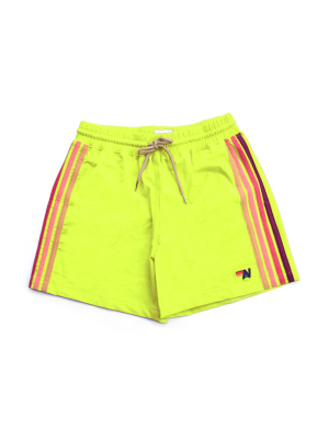 Aviator Nation Kids Flex Board Shorts - Neon Yellow