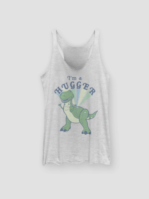 Women's Toy Story Hugger Graphic Tank Top (juniors') - White Heather