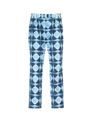 Dolce & Gabbana Printed Straight Leg Pants